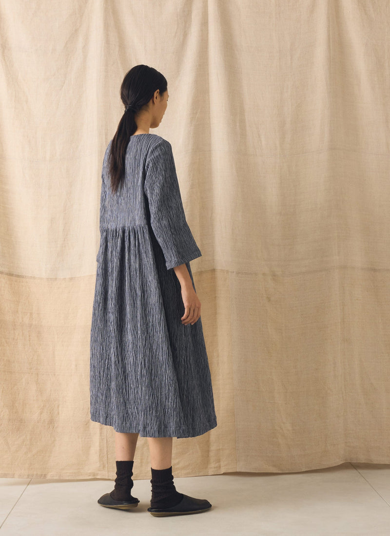 Freya Crinkle Cotton Dress