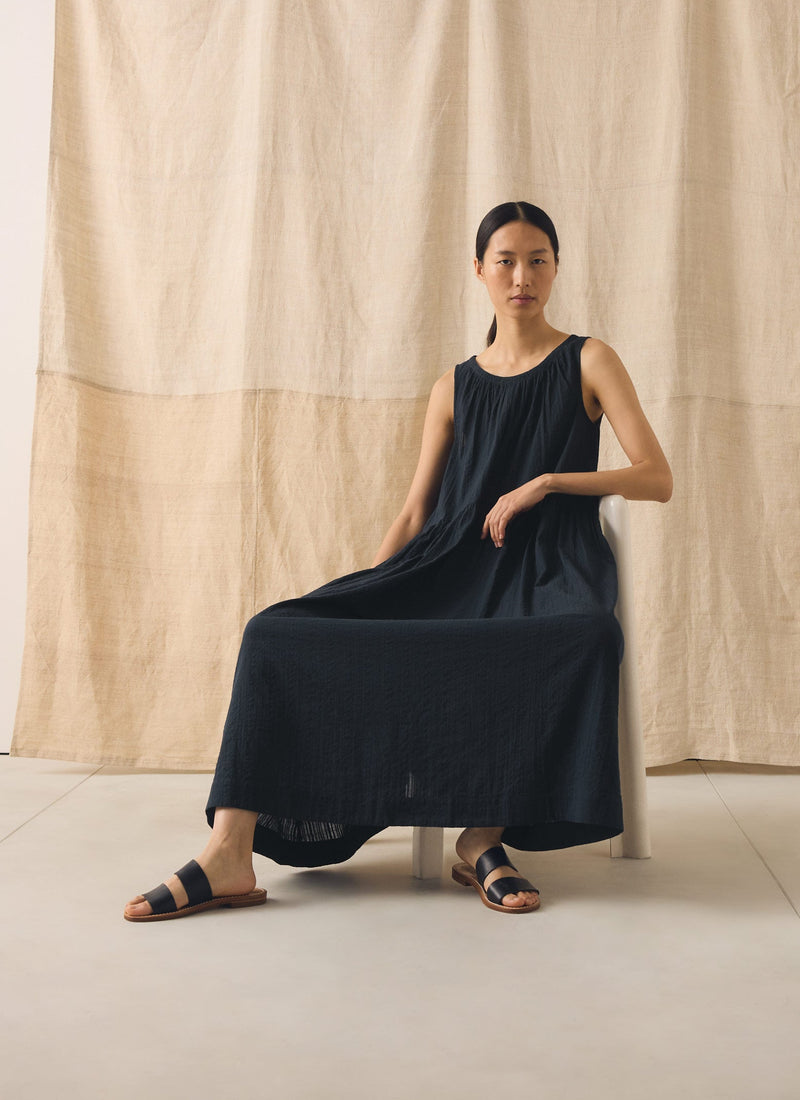 Lightweight Cotton Seersucker Dress