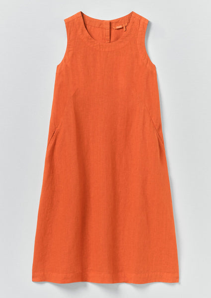 Garment Dyed Linen Shift Dress | Red Chilli | TOAST