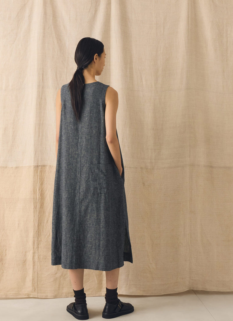 cotton linen apron dress Apron Linen Dress - Cotton Apron Dress - Midi Linen Dress - Organic Cotton Dress - Dress for Women - Natural Fabric