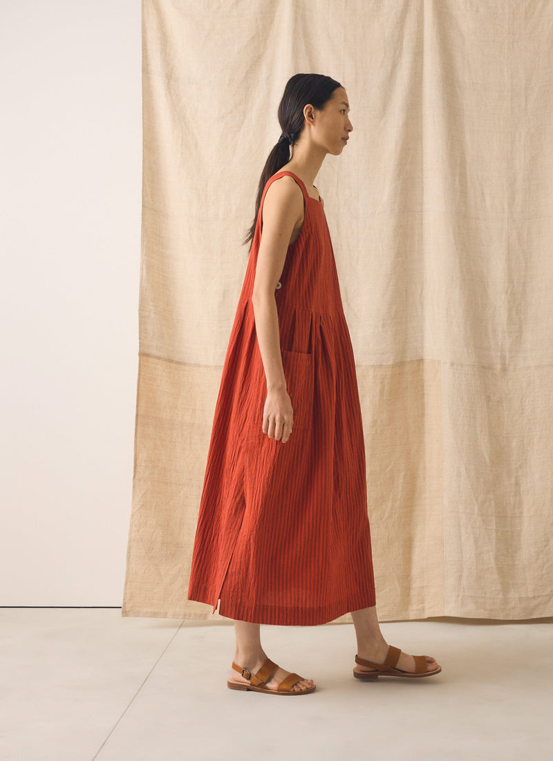 pinafore dress linen Brown Cotton V-Neck Midi 58" / Regular (5'2" Perfect to wear together for a complete cottagecore look Linen pinafore apron dress