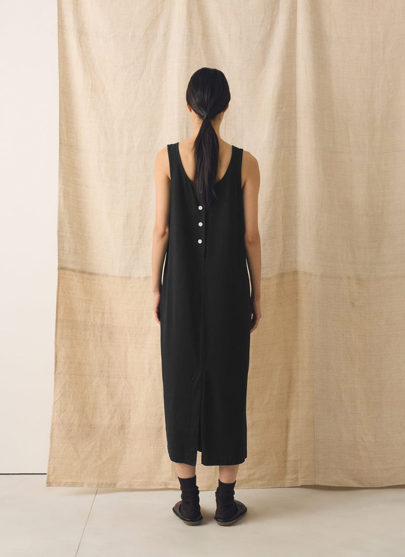 Lydia Jersey Shift Dress | Washed Black
