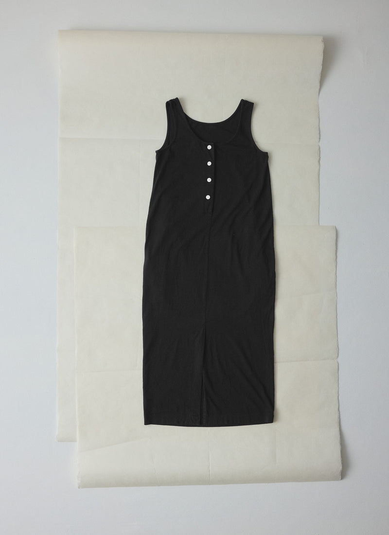 Lydia Jersey Shift Dress | Washed Black