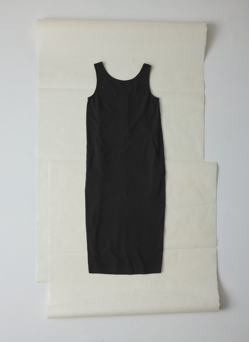 Lydia Jersey Shift Dress | Washed Black