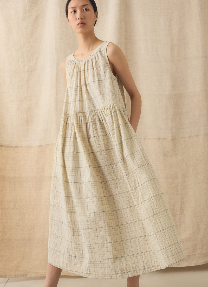 vintage check detail cotton dress 1950s Cotton Brown & White Check Dress With Flirtatious Bodice....... ROCKABILLY..... Size Medium