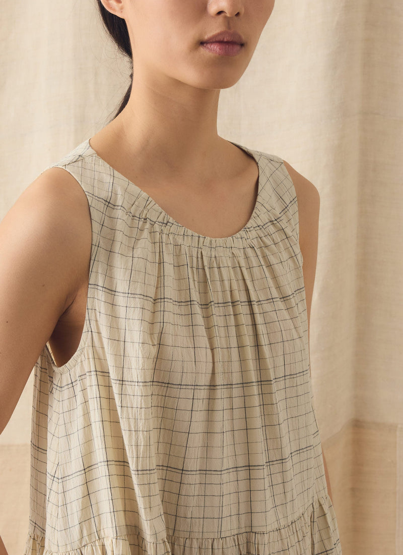sleeveless cotton dress women UNTUCKit | Stretch Cotton Sleeveless Cordelia Shirt Dress