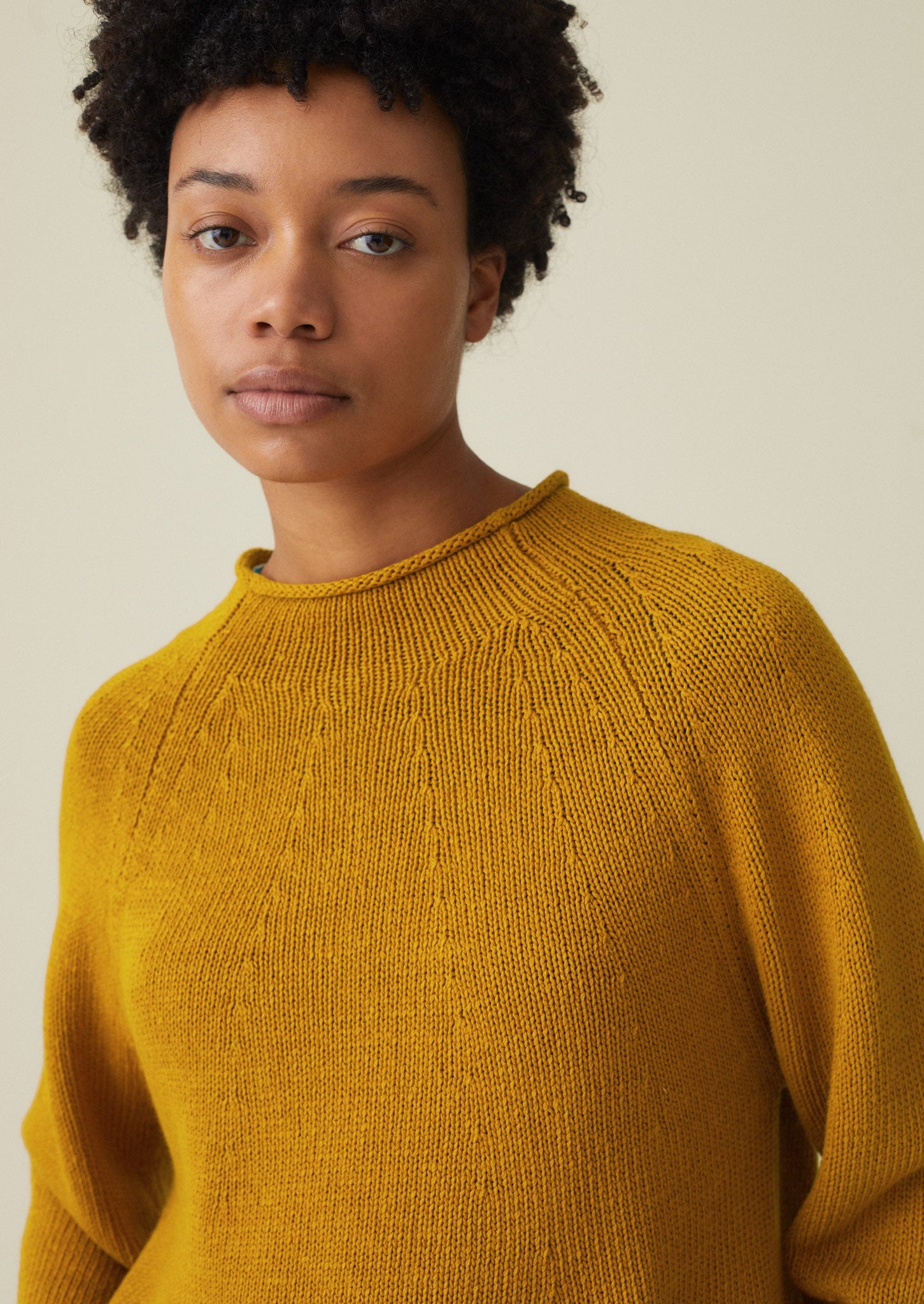 Cotton Linen Easy Sweater | Butternut