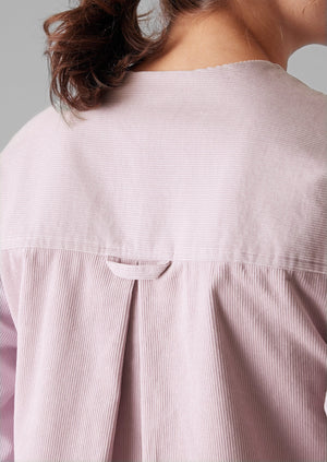 Organic Cord Patch Pocket Shirt | Wood Lilac