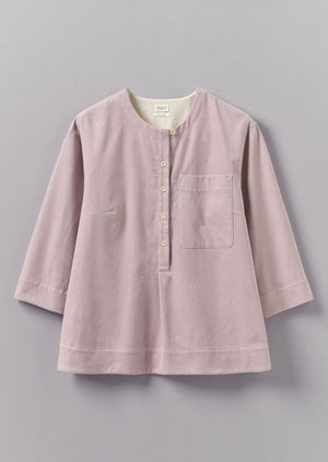 Organic Cord Patch Pocket Shirt | Wood Lilac