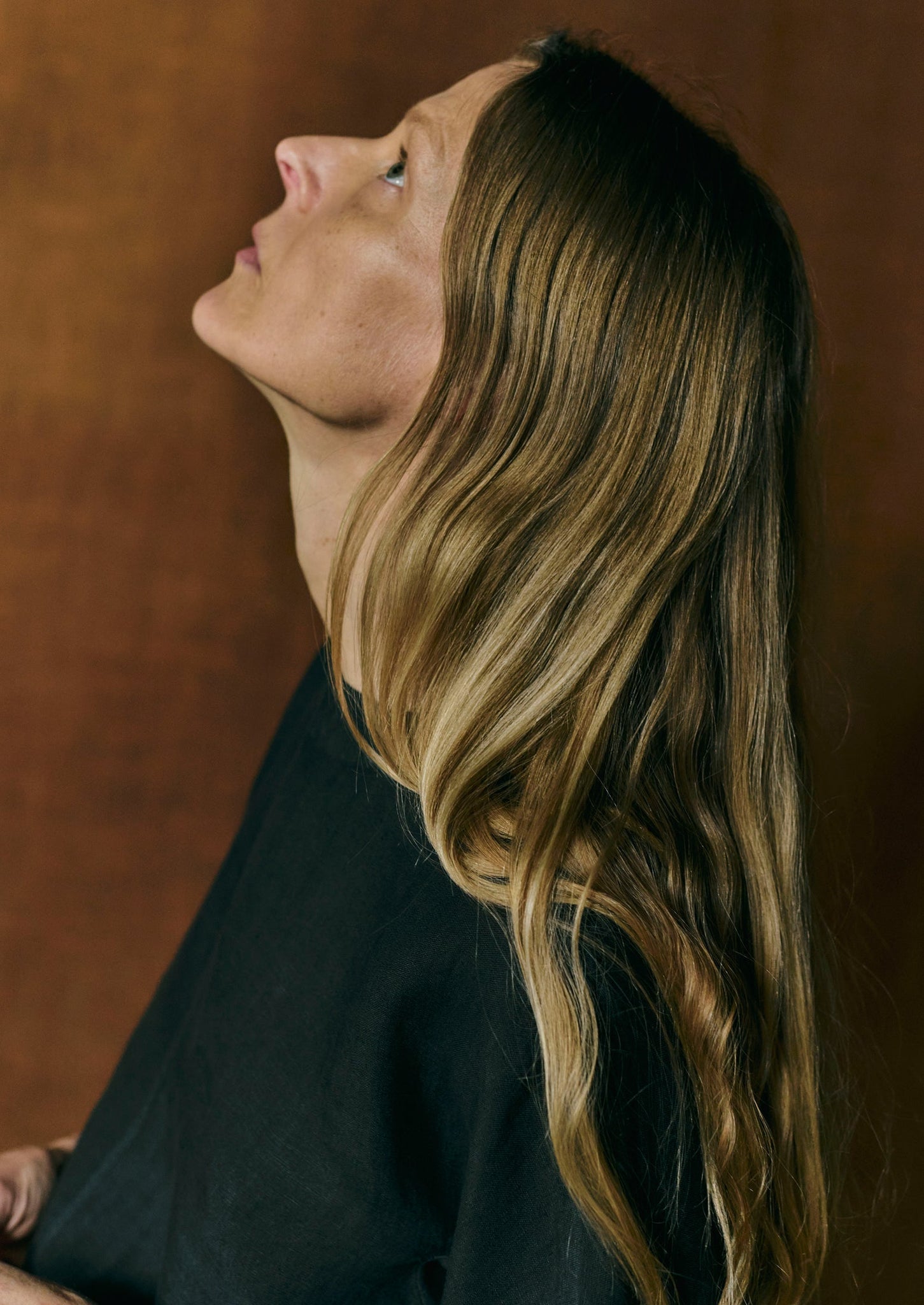 Garment Dyed Linen Top | Black Pepper