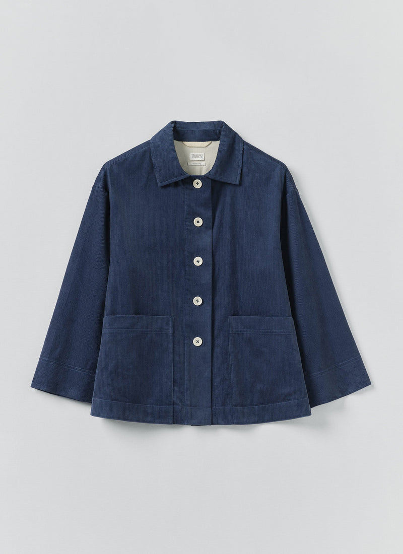 Cord Shirt | Denim Blue