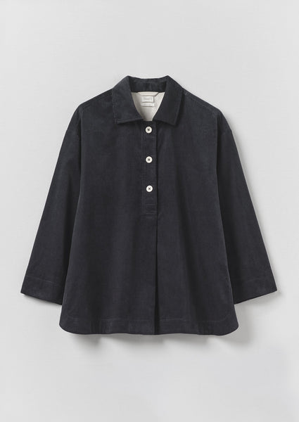 Cord Smock Top | Midnight | TOAST
