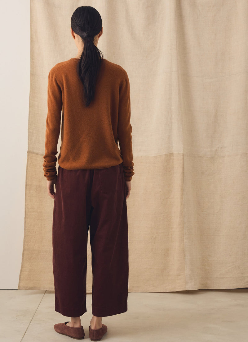 Wool Cashmere Neat Sweater | Ginger