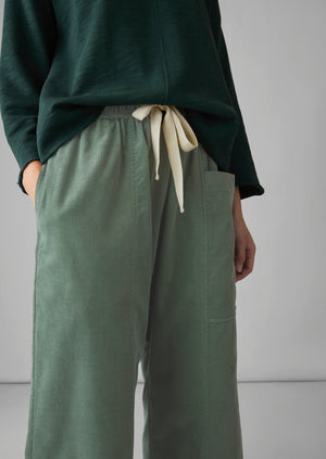 Organic Cord Pull On Pants | Sage
