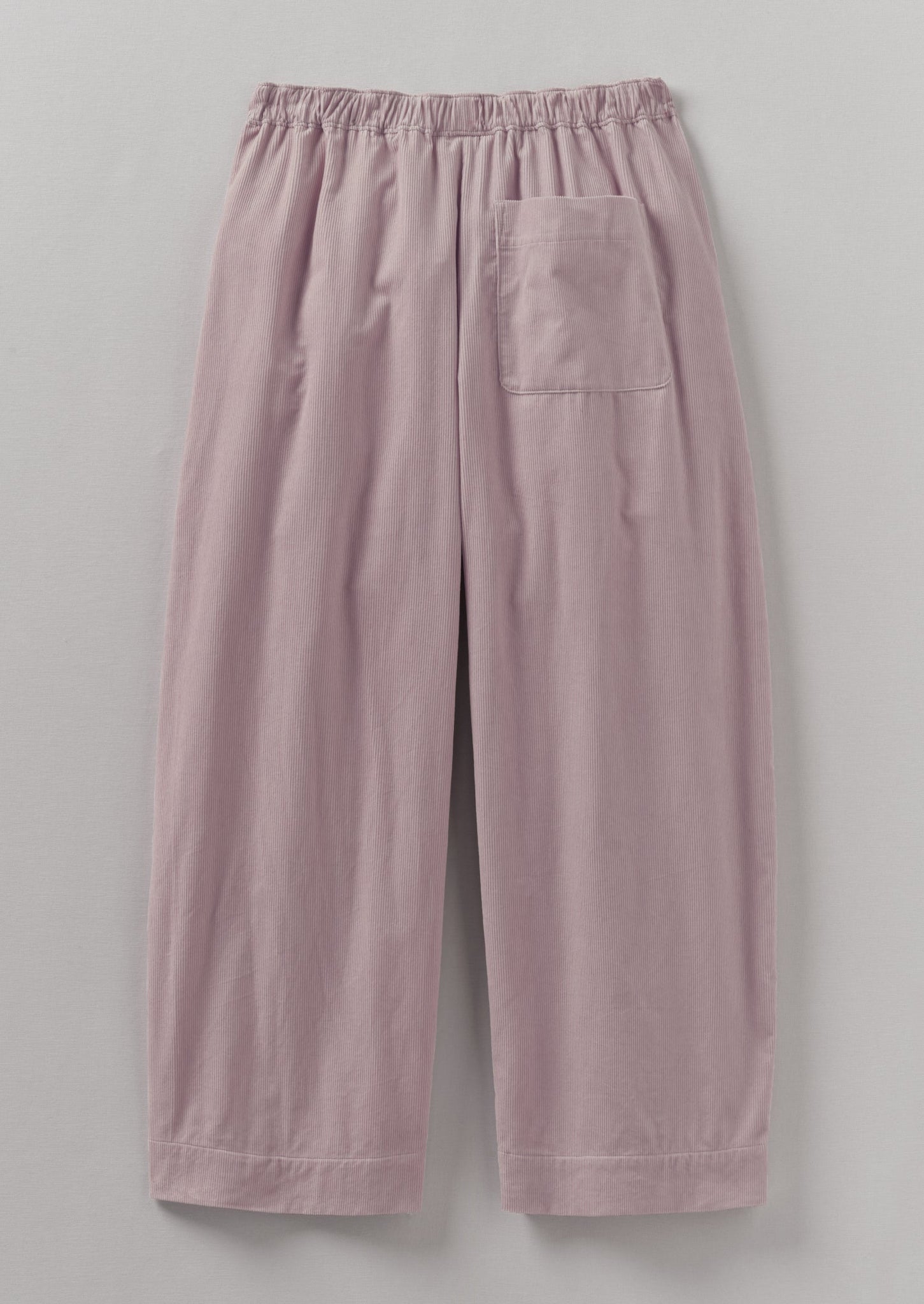 Organic Cord Barrel Leg Pants | Wood Lilac