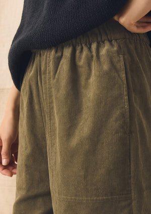 Organic Cord Barrel Leg Pants | Pear | TOAST