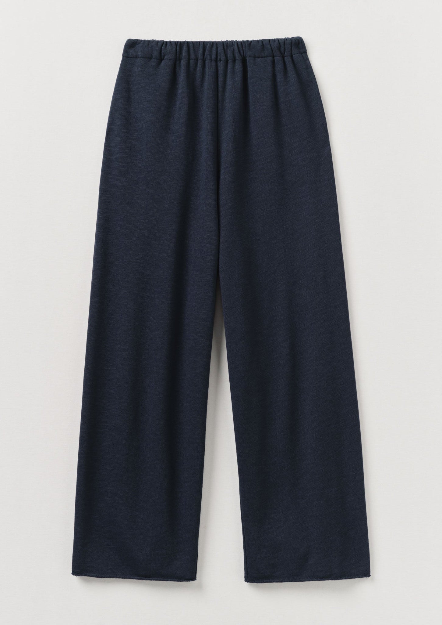 Full Length Loopback Jersey Pants | Midnight