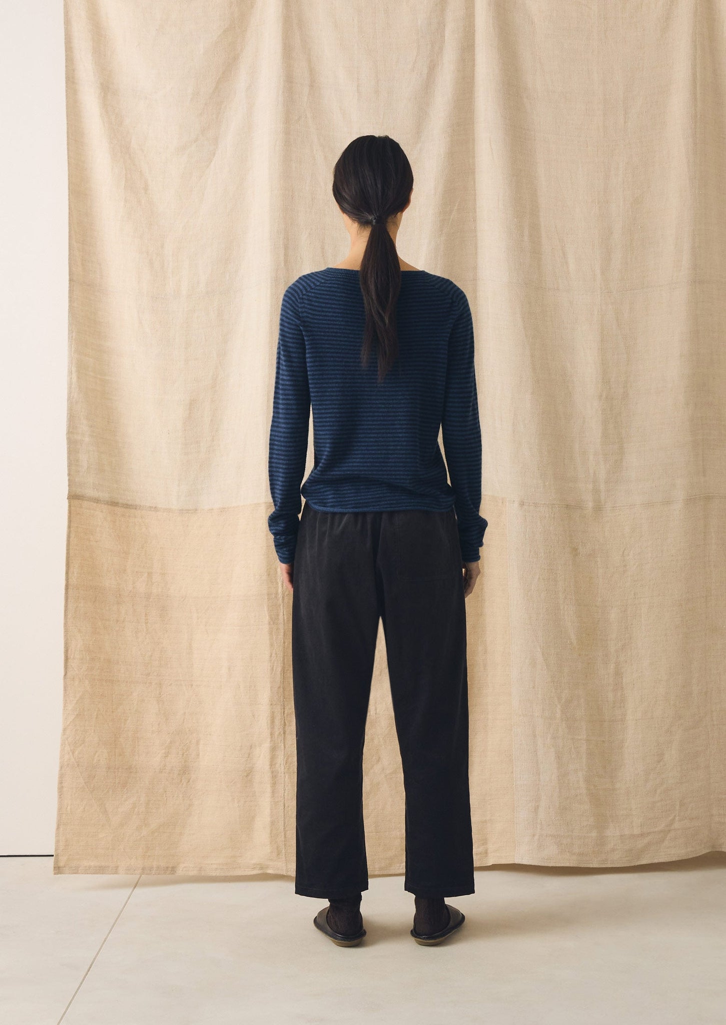 Suki Cord Pants | Charcoal