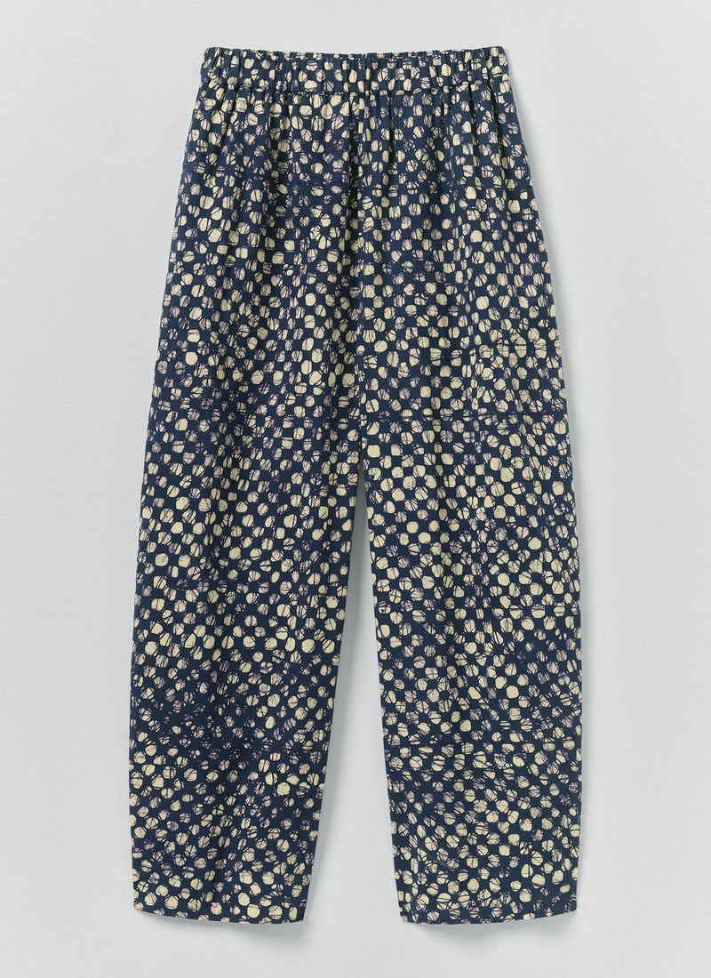 Batik Cook Check Pants | Provencal Blue