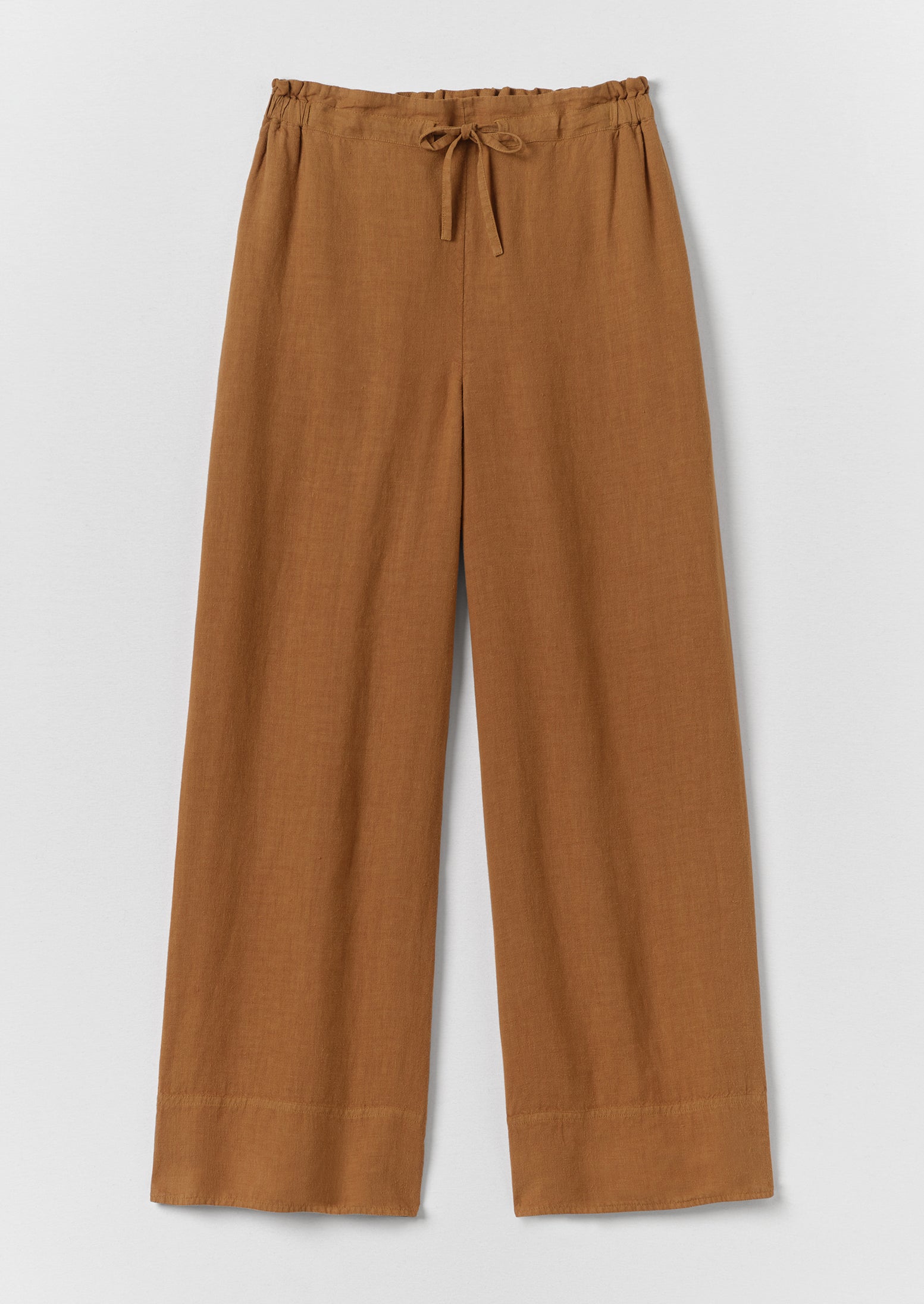 Garment Washed Linen Wide Pants | Desert Sand | TOAST