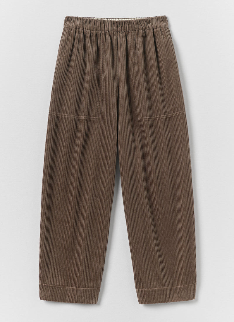 Jumbo Cord Barrel Leg Pants | Mole
