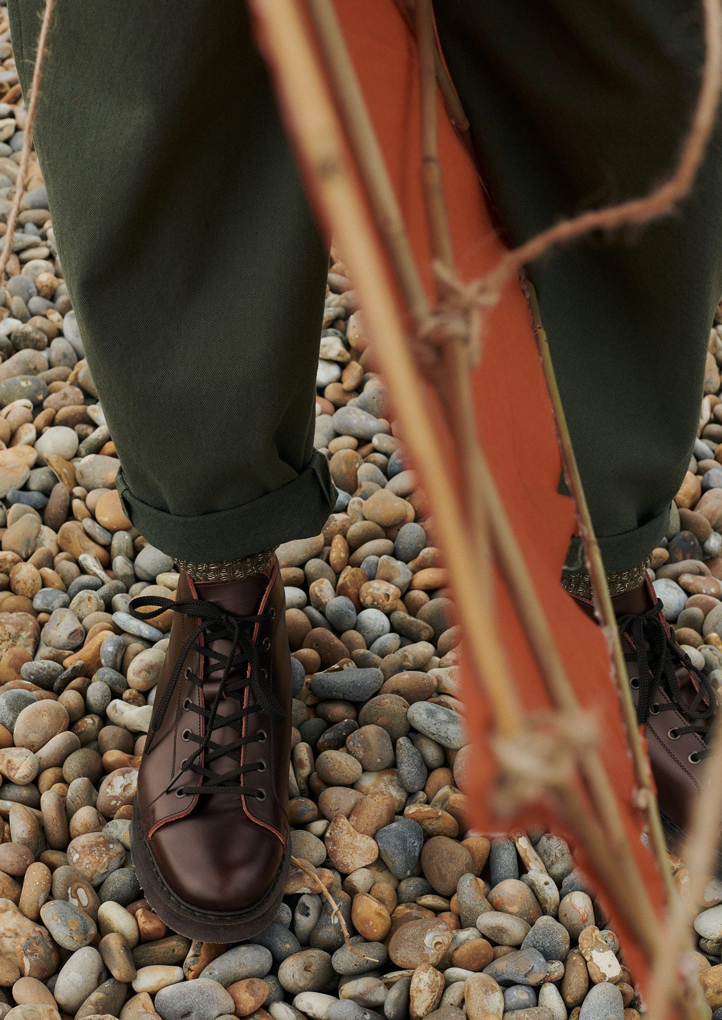 Solovair Monkey Boots Cordovan TOAST