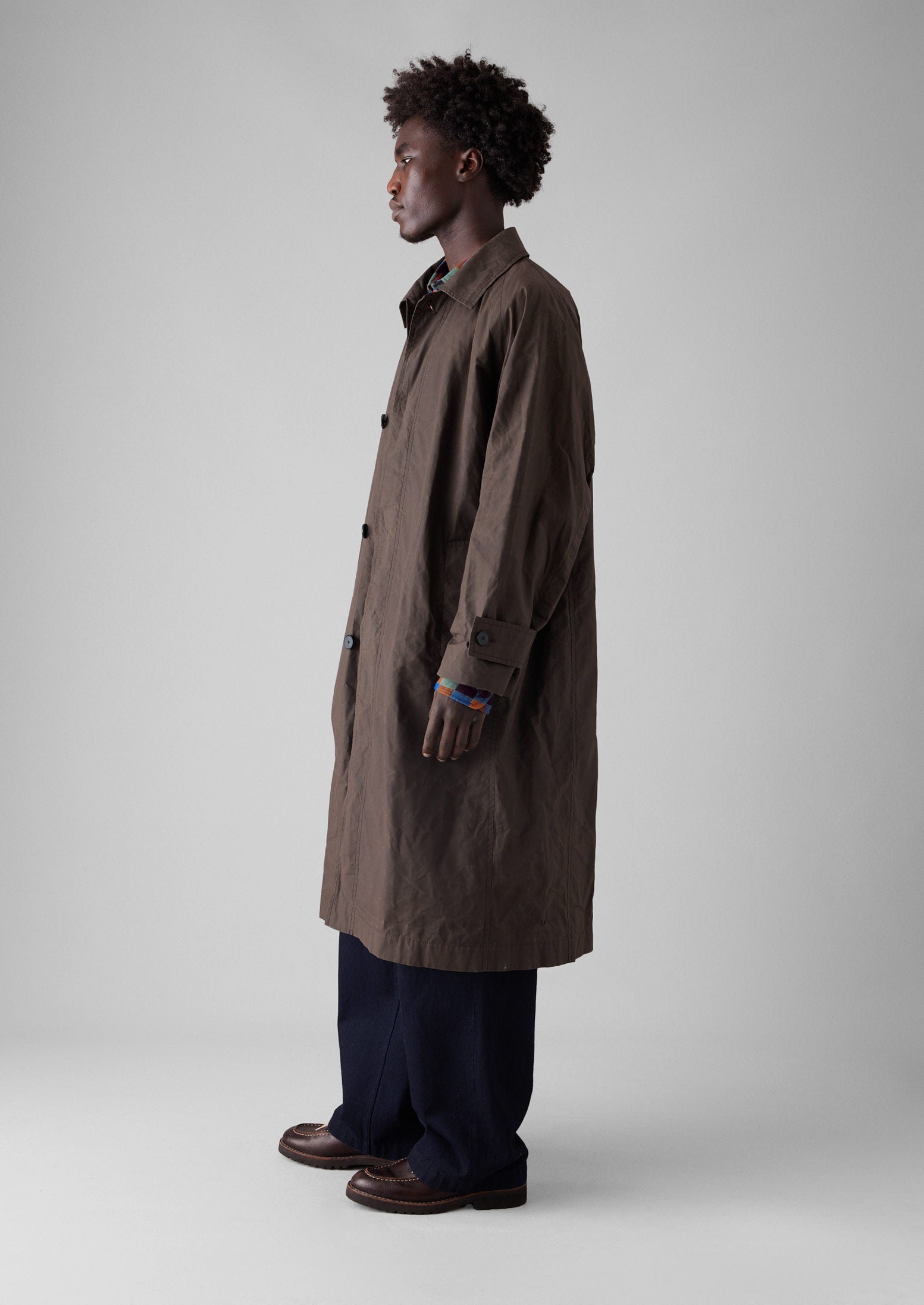 ジャケット・アウター THETOE ROOSEVELT TRENCH COAT Waxed Cotton Trench Coat | Rye | TOAST