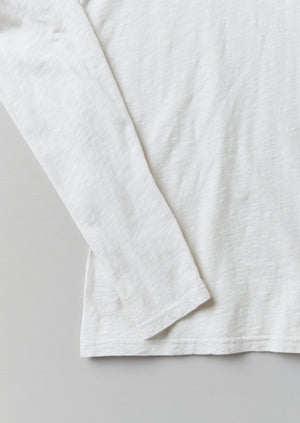 Frank Cotton Long Sleeve Tee | Chalk