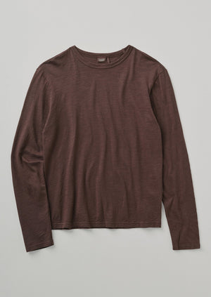 Frank Cotton Long Sleeve Tee | Hickory