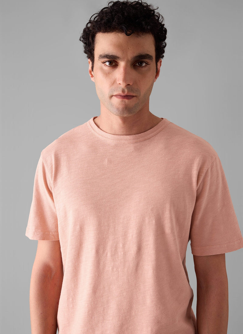 Theo Cotton Short Sleeve Tee | Nectar Pink