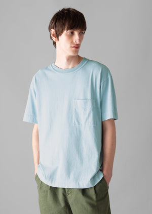 Mineral Dyed Organic Cotton Tee | Sky Blue