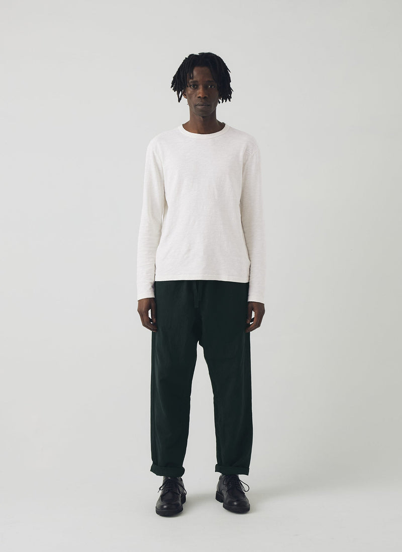 Frank Cotton Long Sleeve Tee | Chalk