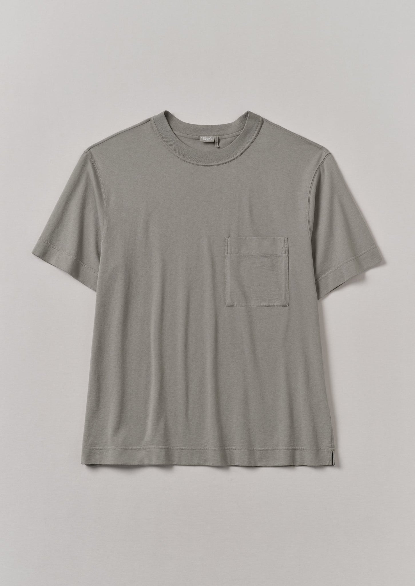 Garment Dyed Organic Cotton Tee | Dark Carbon