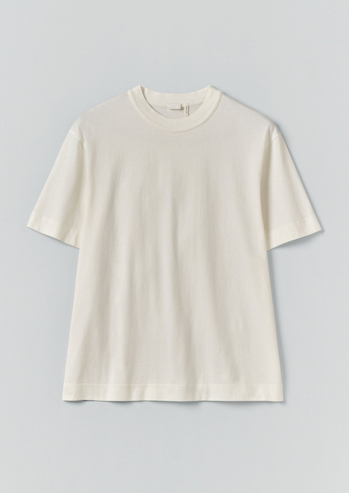 Cotton Relaxed Tee | Paper White