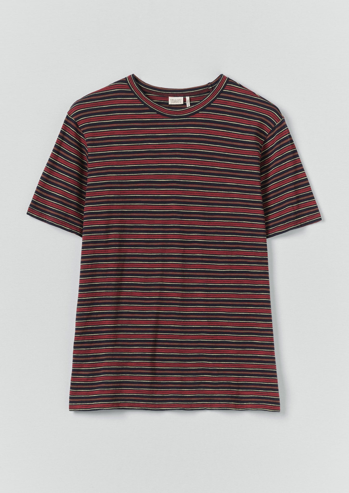 Theo Cotton Stripe Short Sleeve Tee | Provencal Blue/Multi
