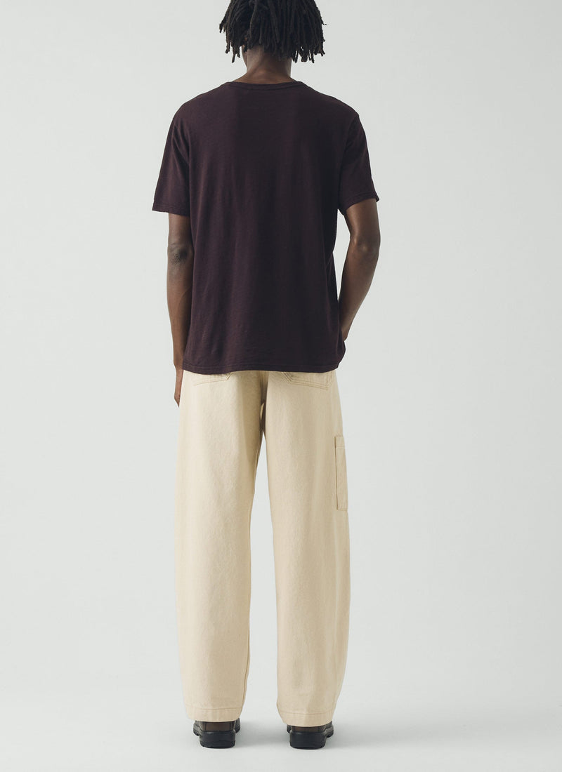 Theo Organic Cotton Short Sleeve Tee | Beetroot