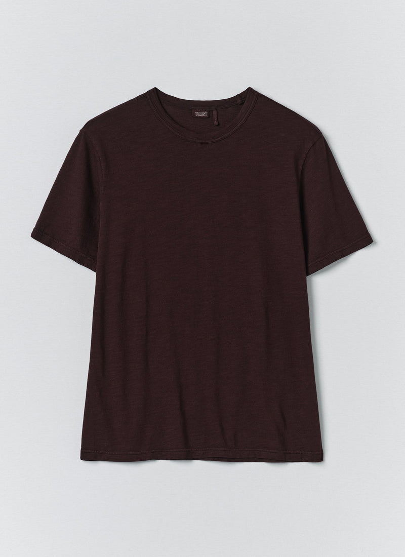 Theo Organic Cotton Short Sleeve Tee | Beetroot