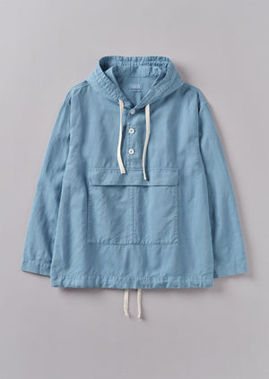 Cotton Linen Hooded Smock | Lake