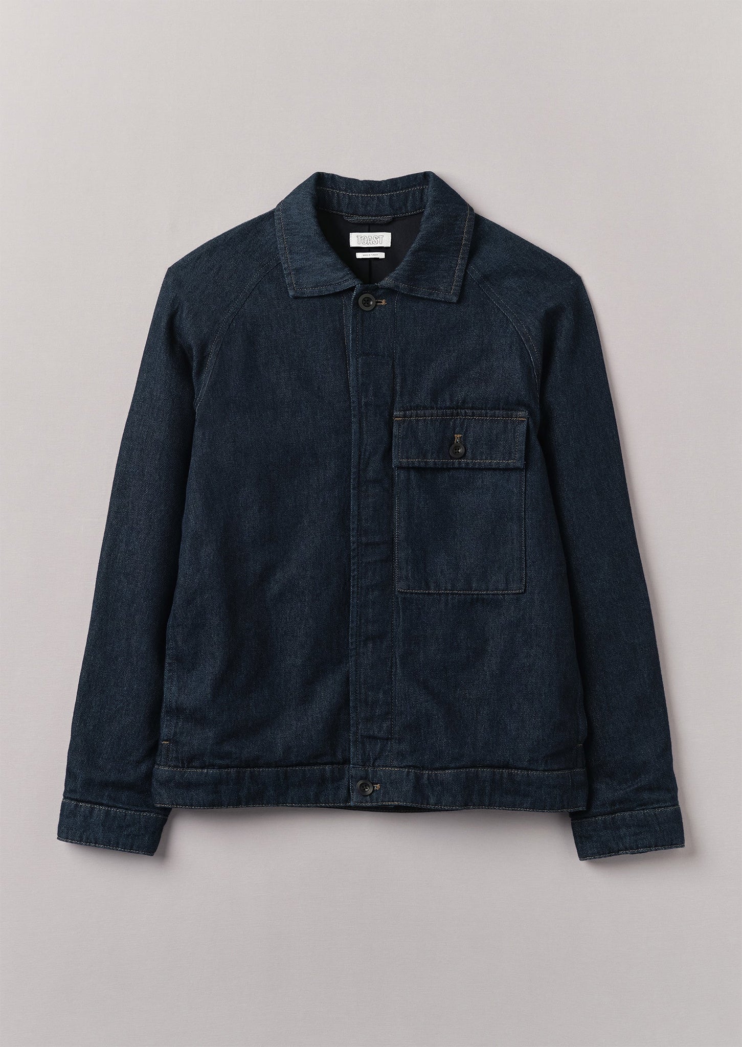 Cotton Hemp Denim Jacket | Indigo