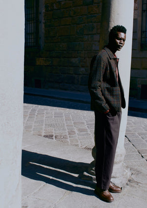 【ALUDE SELECT】black gord tweed jacket ALUDE SELECT black gord tweed jacket