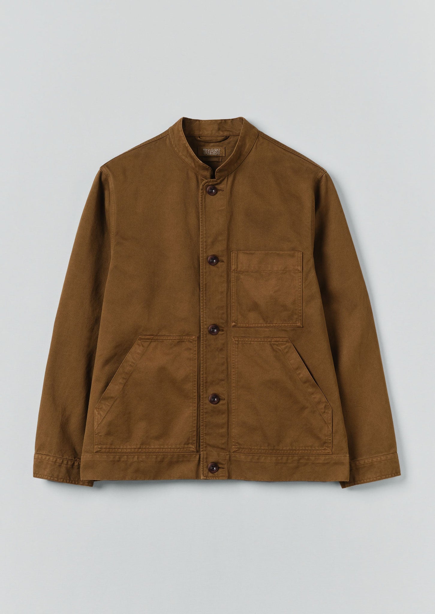 Garment Dyed Cotton Twill Jacket | Bronze