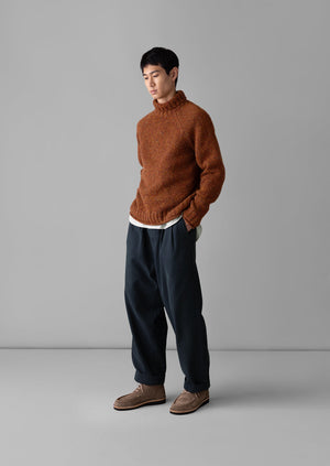 Donegal Roll Neck Sweater | Copper