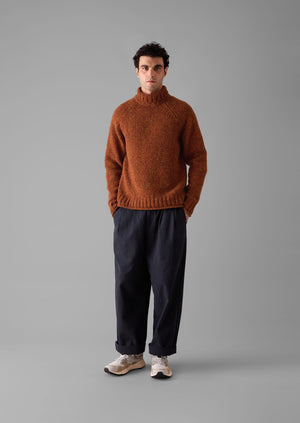 Donegal Roll Neck Sweater | Copper