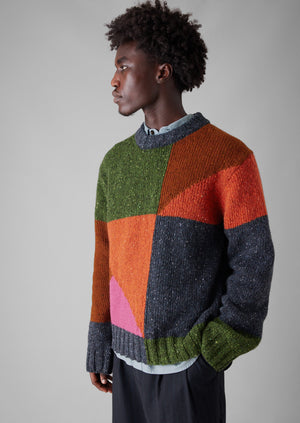 Donegal Kite Crew Neck Sweater | Multi