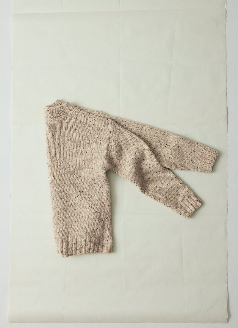 Finn Donegal Wool Sweater | Oatmeal