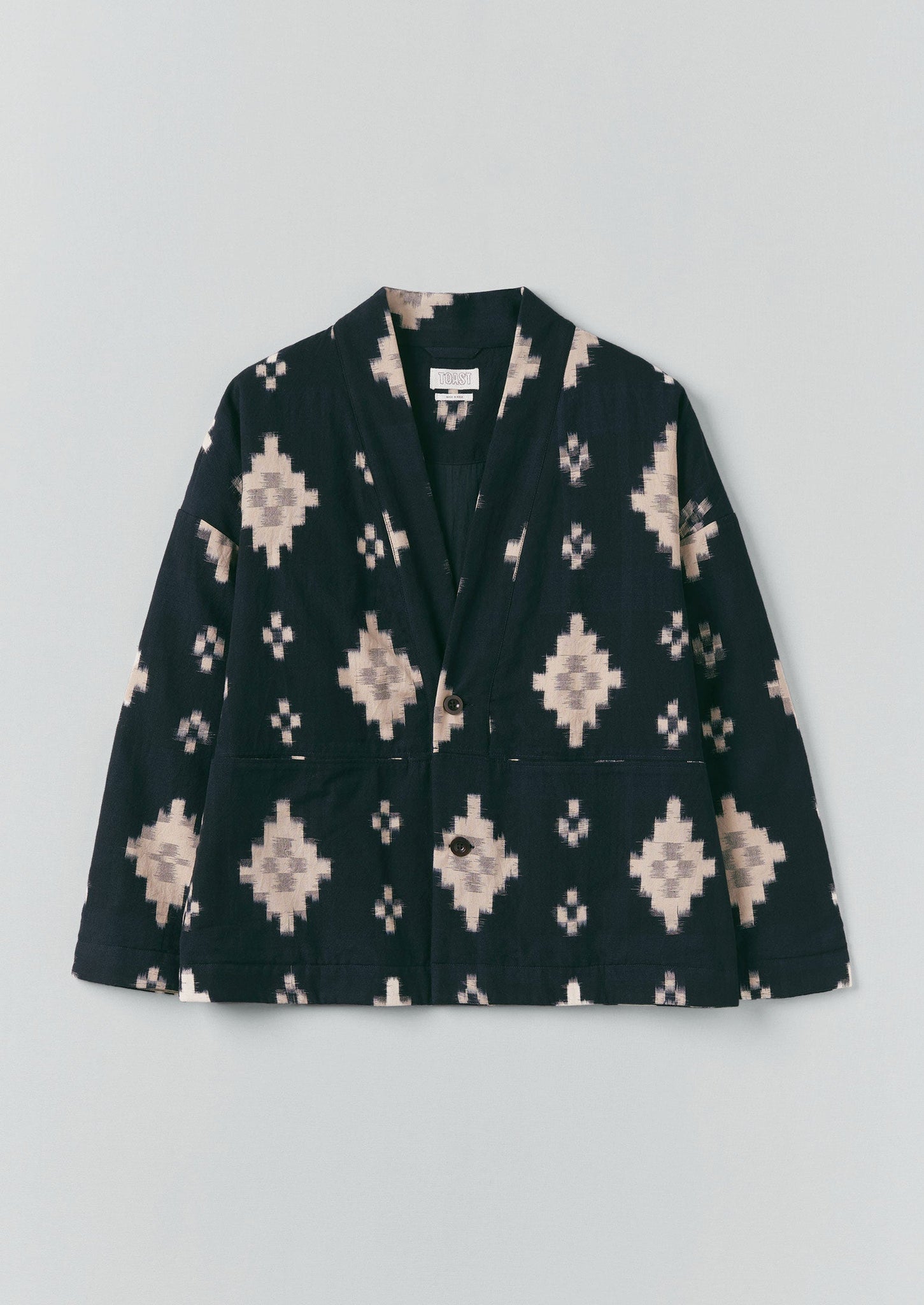 Fugue Ikat Padded Jacket | Midnight/Sand