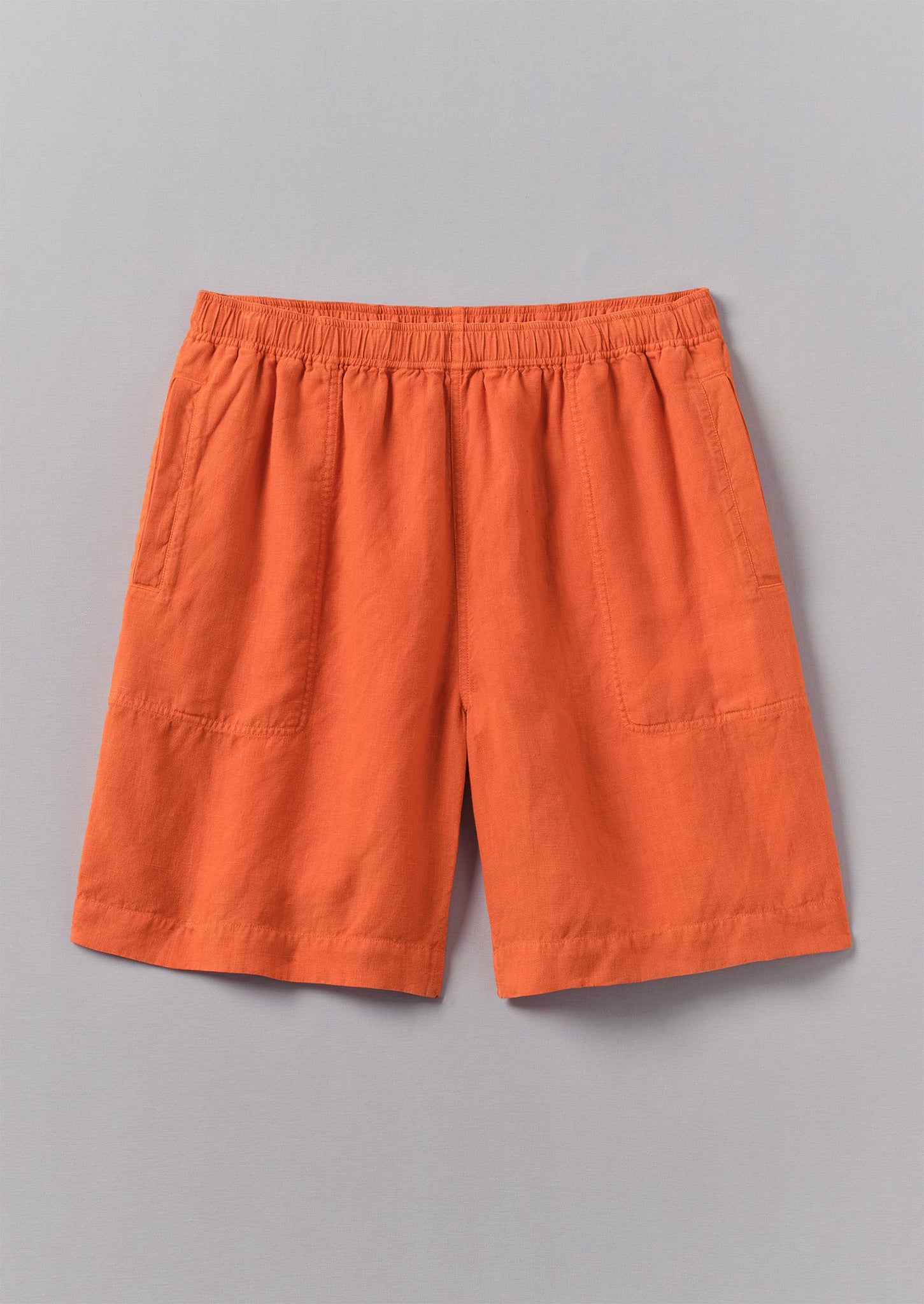 Garment Dyed Linen Drawstring Shorts | Clementine