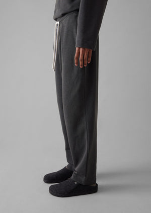 Brushed Cotton Hemp Lounge Pants | Charcoal