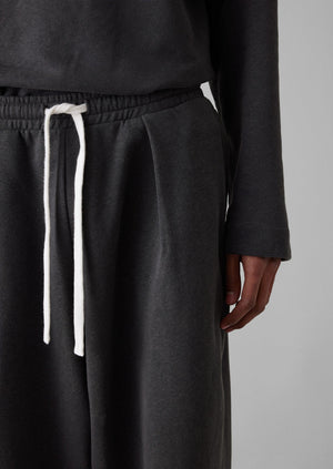 Brushed Cotton Hemp Lounge Pants | Charcoal