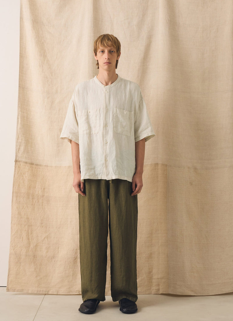 Garment Dyed Linen Drawstring Pants | Pear